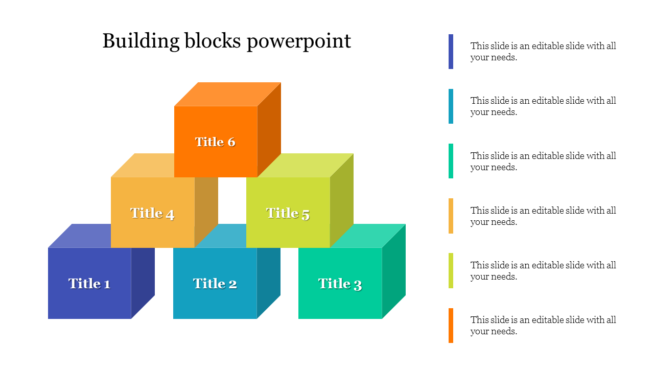 Creative Building Blocks PowerPoint Designs Presentation